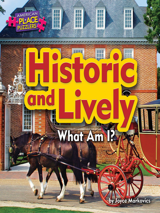 Title details for Historic and Lively by Joyce Markovics - Available